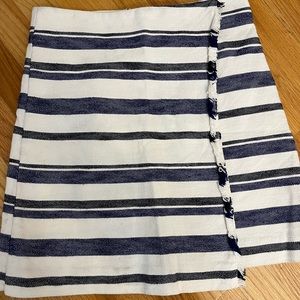 loft striped mini skirt